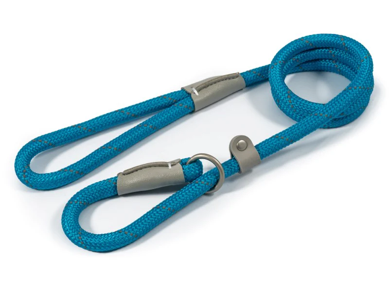 Ancol Viva Rope Slip Lead Reflective Blue - Image 2