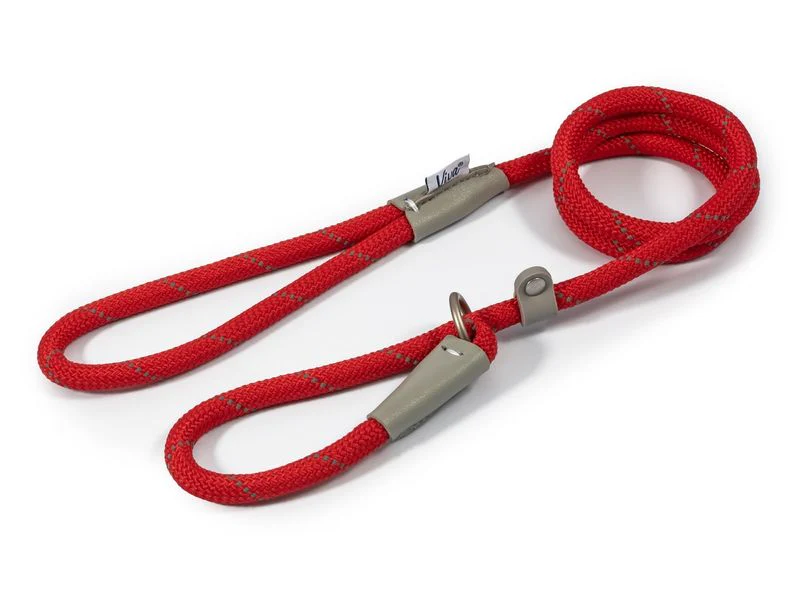 Ancol Viva Rope Reflective Slip Lead Red - Image 2
