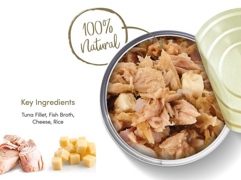 Applaws Tuna & Cheese Wet Cat Food 156g Can - Image 2