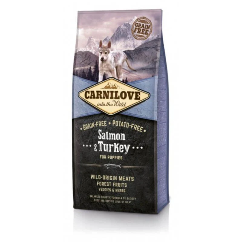 Carnilove Salmon &amp; Turkey for Puppies 12 kg