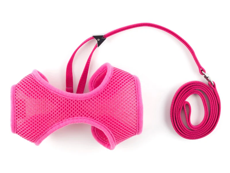 Cat Harness & Lead Pink (Small) - Image 2
