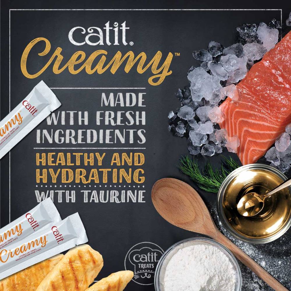 Catit Creamy Chicken & Lamb Cat Treat - Image 2