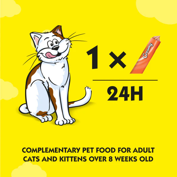 Dreamies Creamy Cat Treats with Salmon 4x10g - Image 2