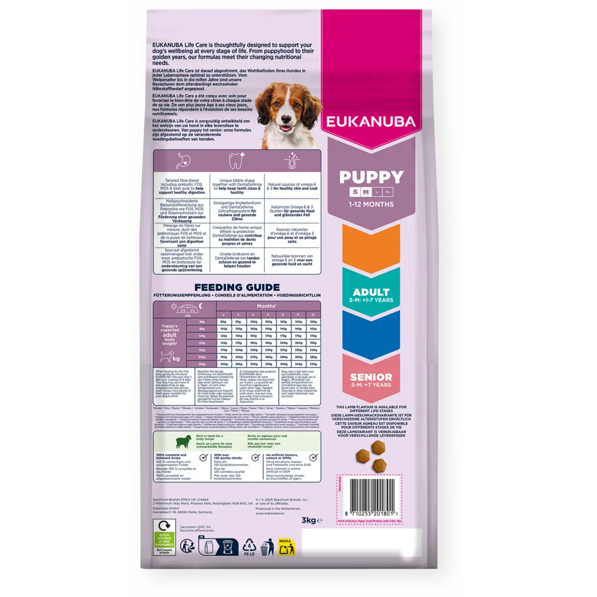 Eukanuba Puppy Medium Breed Chicken Dog Food - Image 3