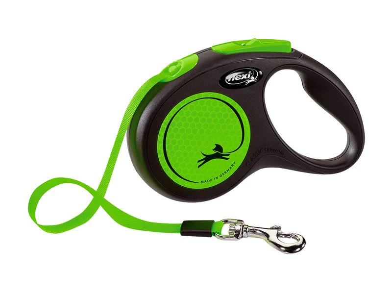 Flexi Neon Retractable 5m Lead Tape Small - Image 3