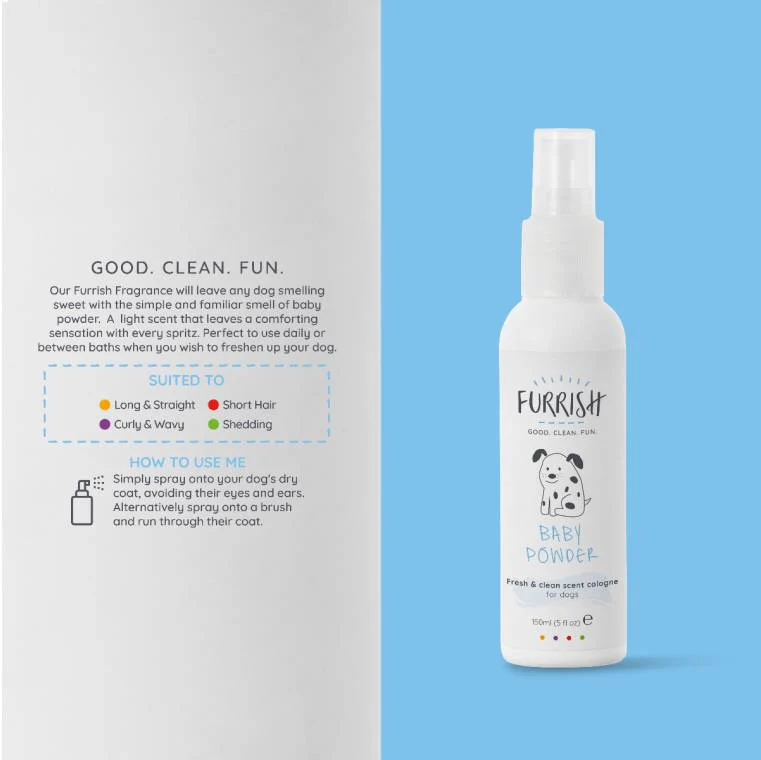 Furrish Baby Powder Cologne For Dogs 150ml - Image 3