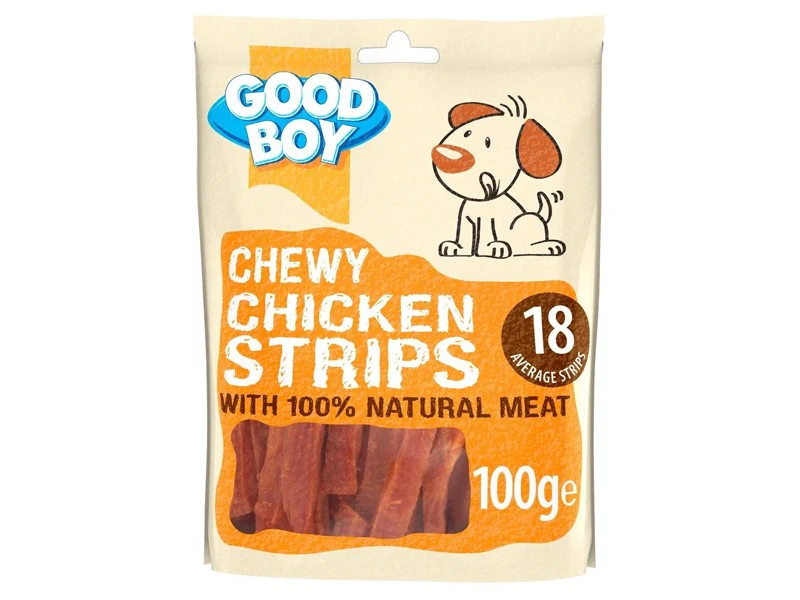Good Boy Chewy Chicken Strips 100g - Image 2