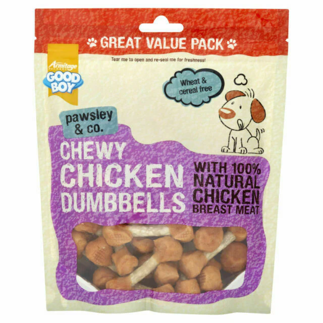 Good boy Chewy Chicken Dumbbells