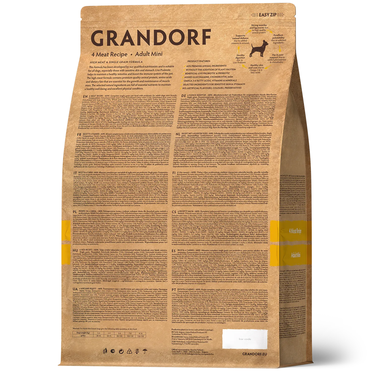 Grandorf 4 meat receipe for Small Breeds Dogs - Image 2