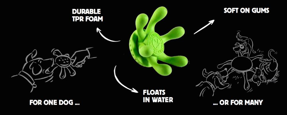 Kiwi Walker Octopus Latex Dog Toy - Image 3