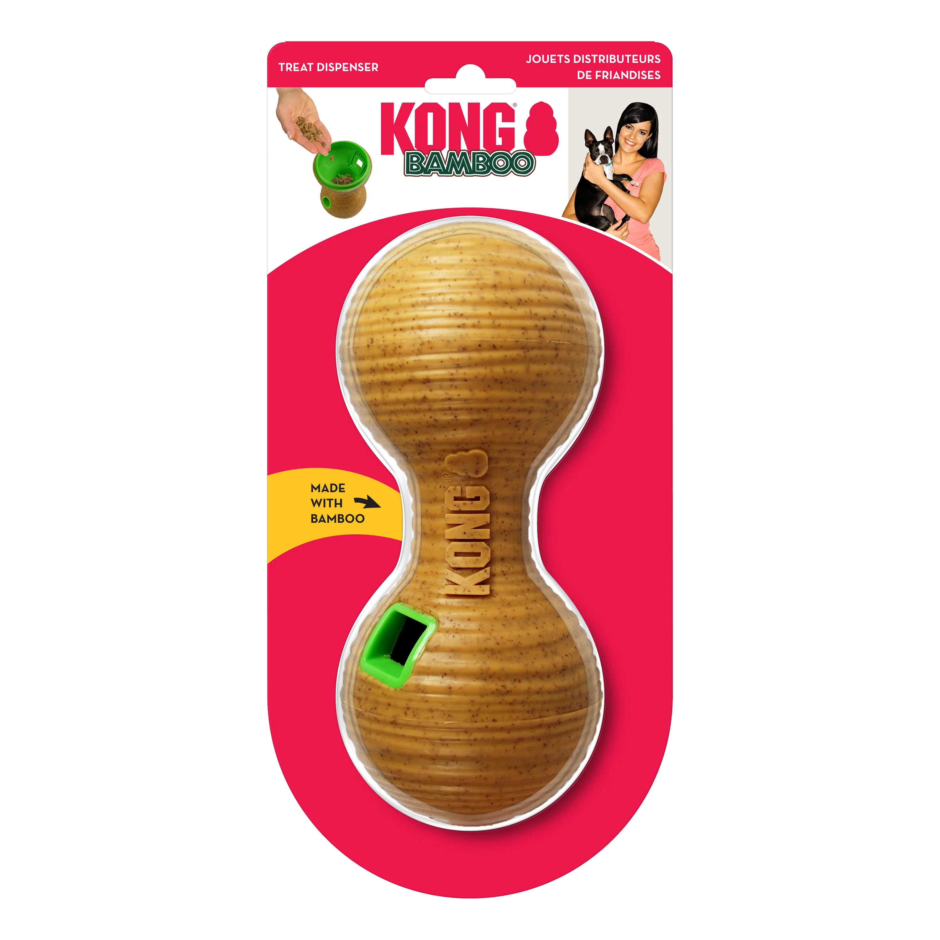 KONG  Bamboo Feeder Dumbell Medium