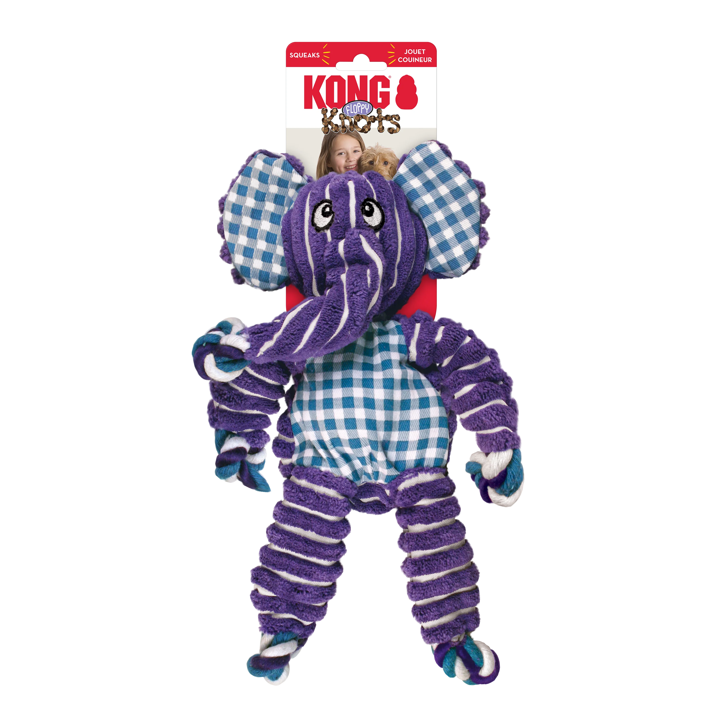 KONG  Floppy Knots Elephant