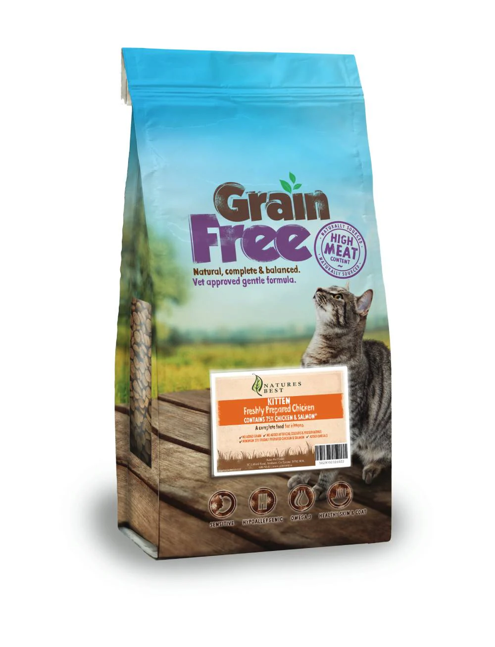Nature's Best Grain Free Kitten Food Chicken 2kg