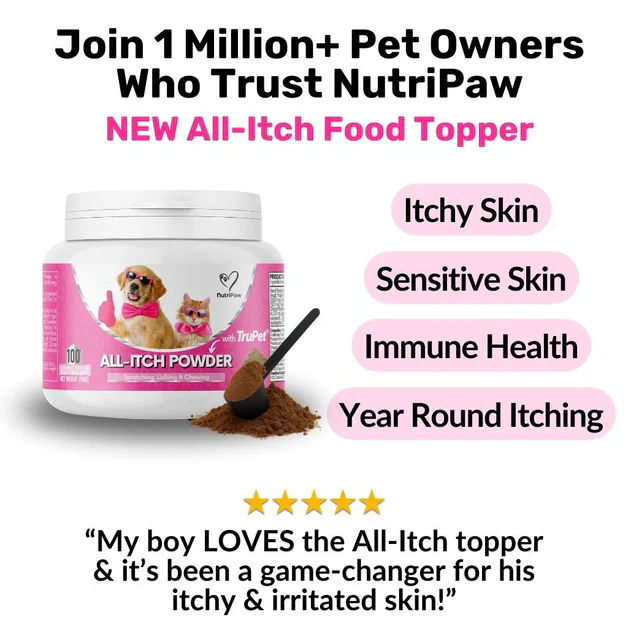 Nutripaw All-itch food topper for itchy, irritated & sensitive cats and dogs - Image 9
