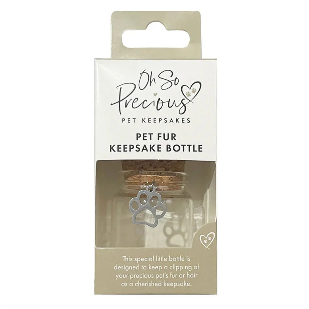 Oh So Precious Pet Fur and Hair Keepsake Bottle