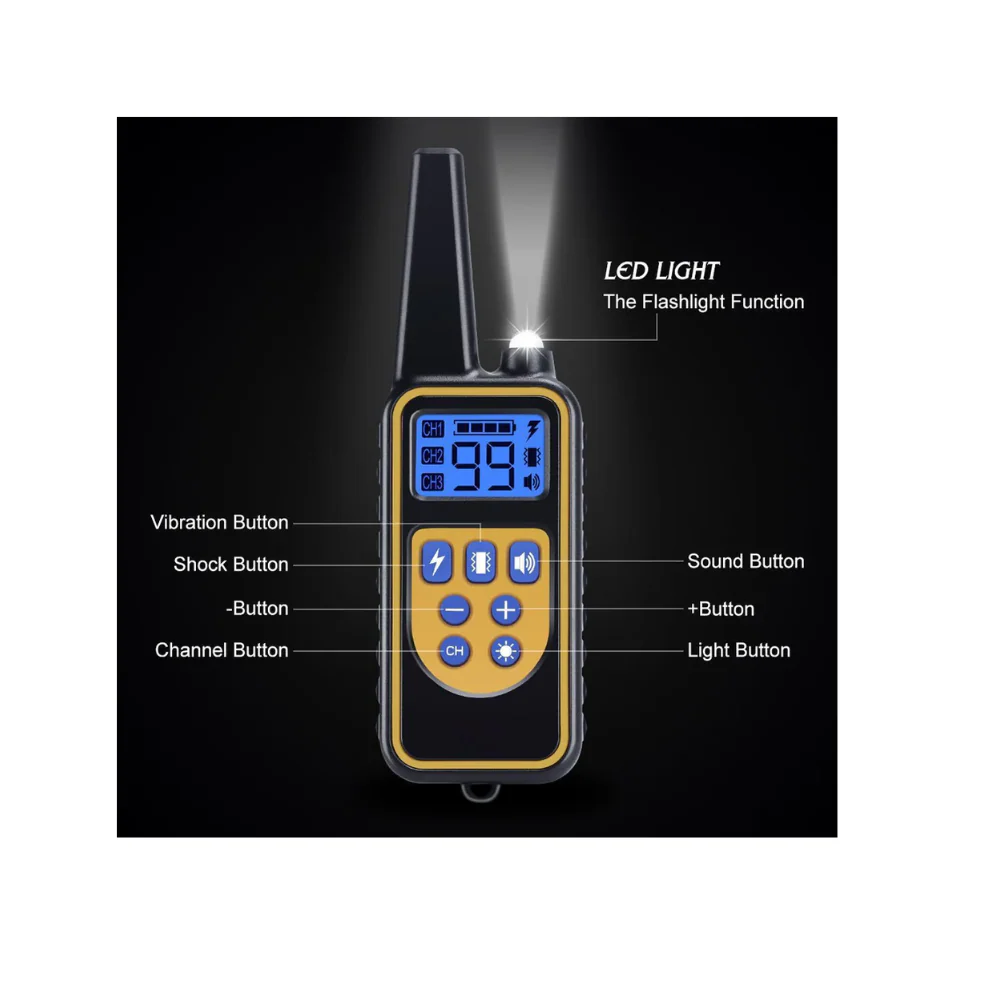 Pawguard Dog Training  Collar T776 Rechargeable, Long range - Image 2