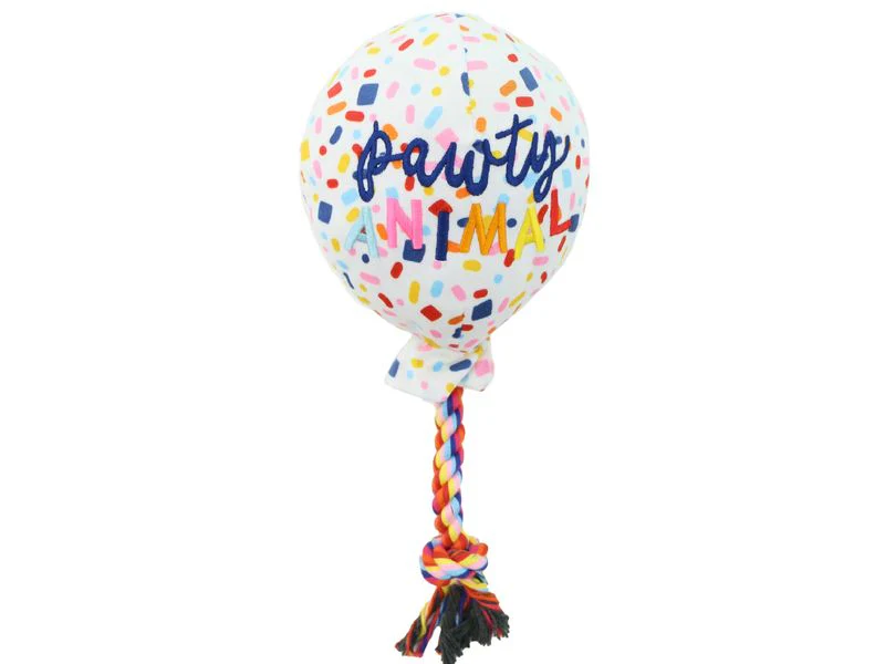 Pawty time Balloon toy with Rope