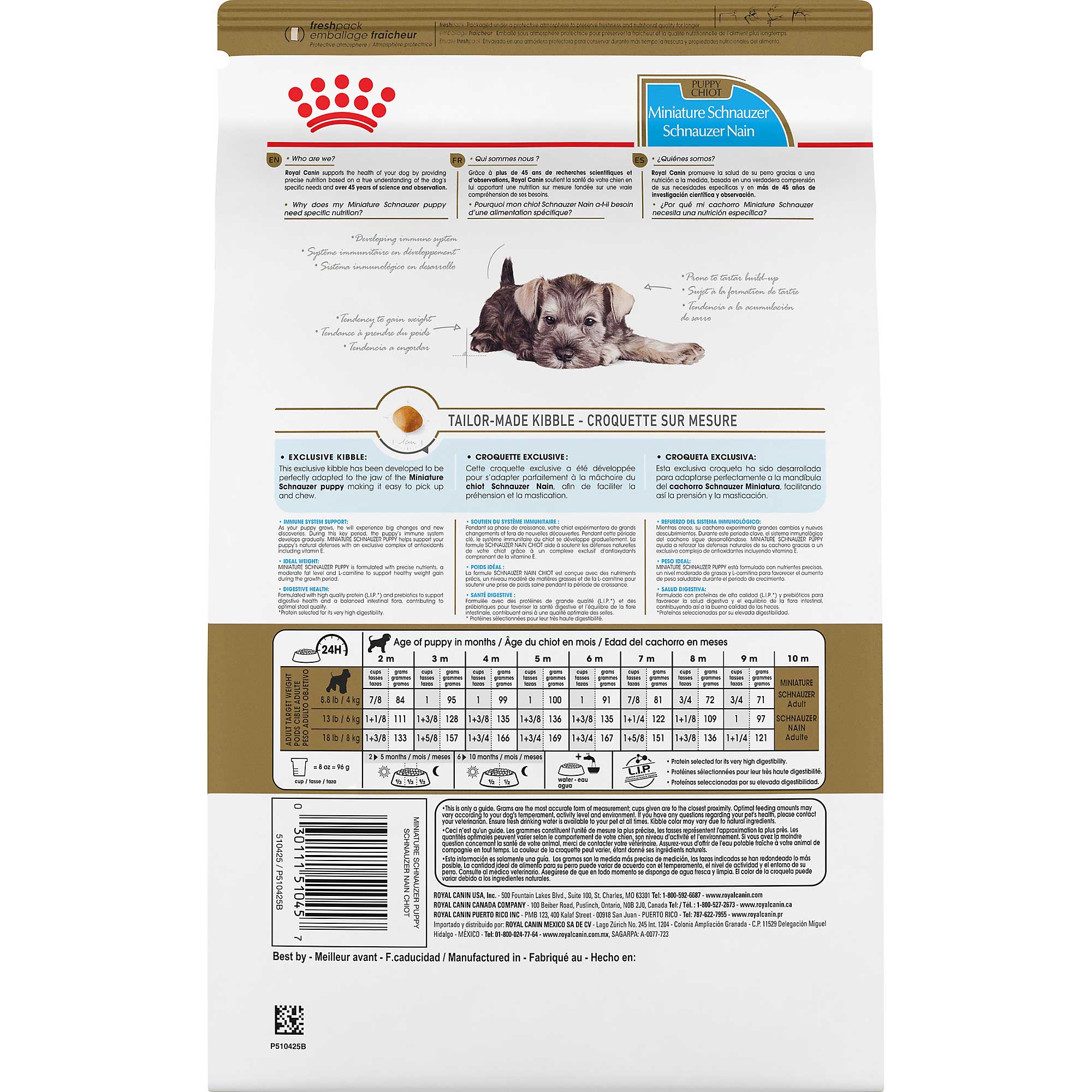 Royal Canin Miniature Schnauzer Junior 1.5kg - Image 3