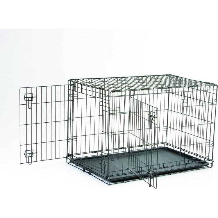 91cm Savic Dog Cottage Crate Black