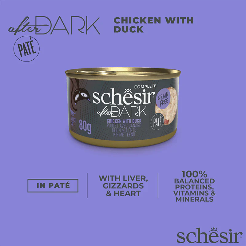 Schesir After Dark Chicken/Duck Fillet 80g - Image 5