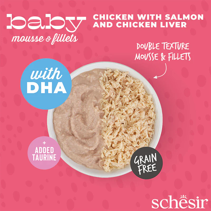 Schesir Baby Mousse & Fillets, 3x55g - Image 3