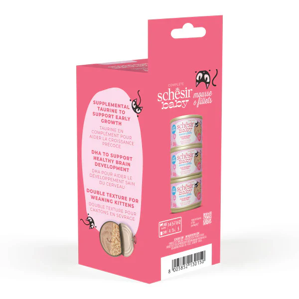 Schesir Baby Mousse & Fillets, 3x55g - Image 5