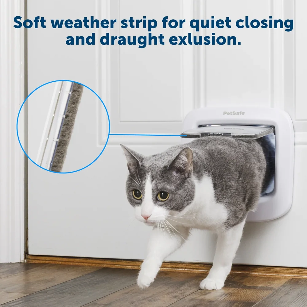 Petsafe Manual-Locking Cat Flap – White - Image 4