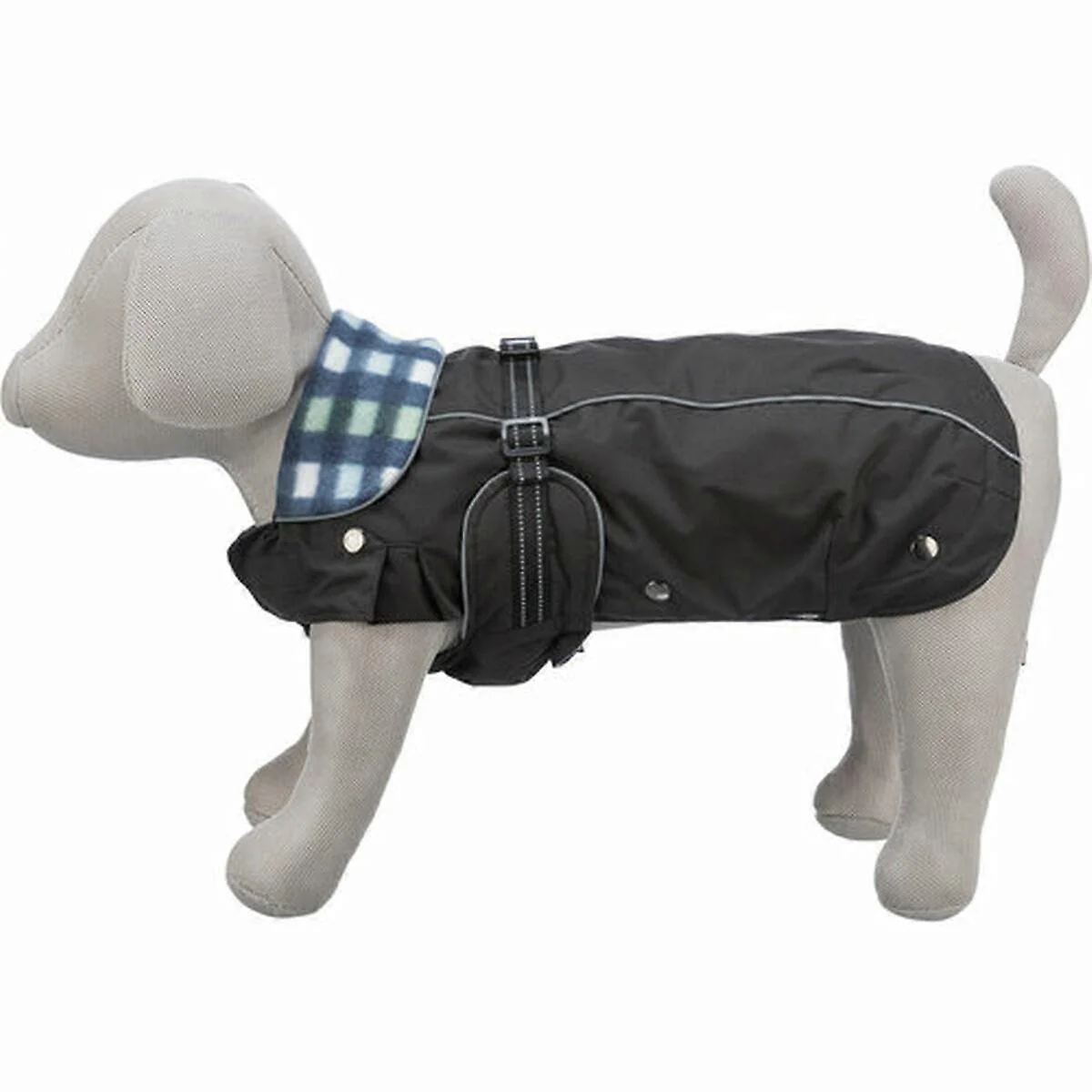 Trixie Dog Coat Rouen – Black (Size S) - Image 2