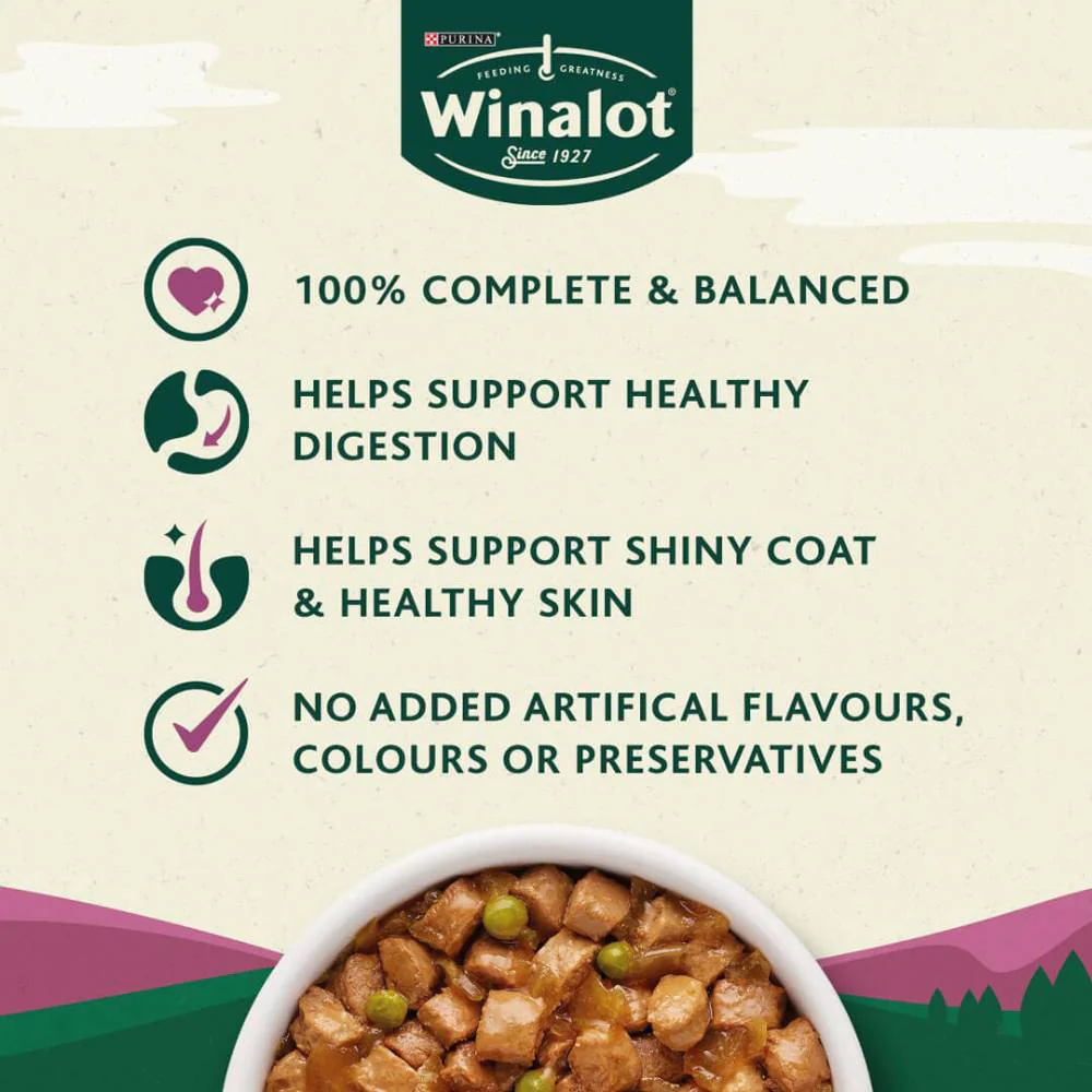 Winalot Meaty Chunks in Jelly 40pk Wet Dog Food - Image 3