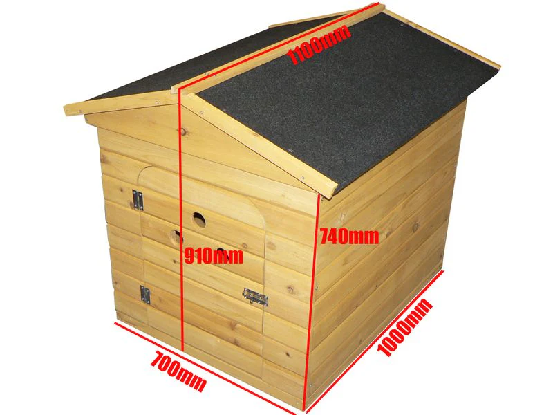 Wooden Dog Kennel With Door - Image 6