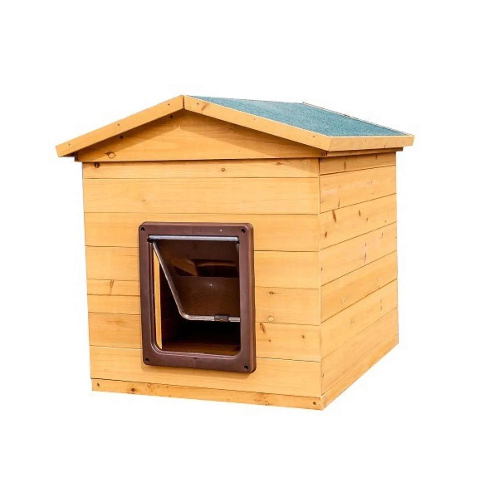 Wooden Dog Kennel With Flap - Image 2