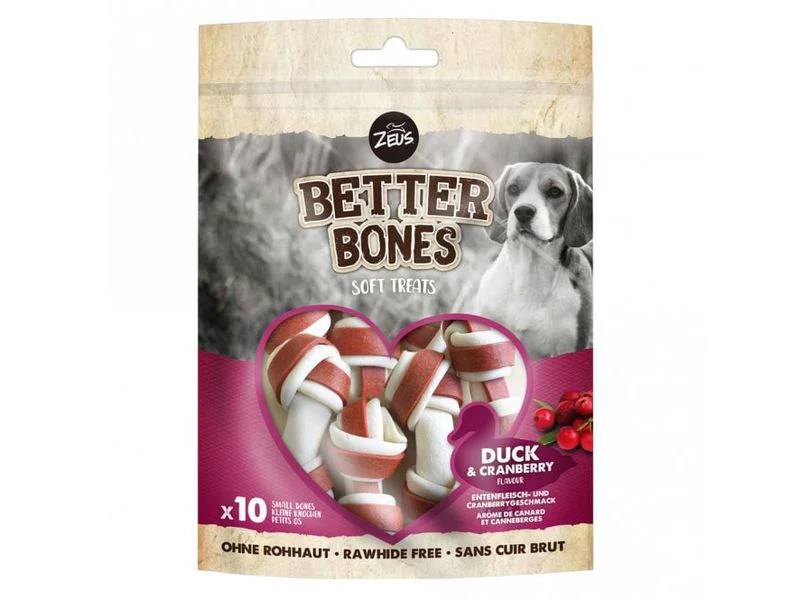 Zeus Better Bones Duck & Cranberry Soft Dog Treats 7.5cm